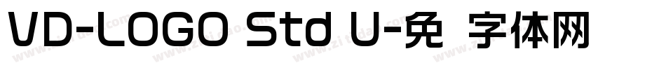 VD-LOGO Std U字体转换
